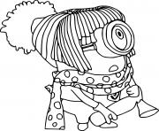 Printable Stuart with Scarf and Wig coloring pages