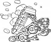Printable Ton Ton from Dinotrux coloring pages