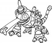 Printable Revvit from Dinotrux coloring pages