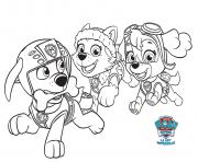 Printable everest zuma skye paw patrol coloring pages