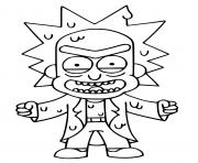 Printable fortnite toxic rick coloring pages