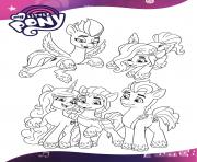 Printable mlp g5 my little pony generation 5 mlp 5 coloring pages