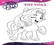Printable pipp petals is a talented pop star mlp 5 coloring pages