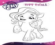 Printable pipp petals is a pop star princess of zephyr heights mlp 5 coloring pages