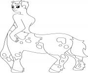 Printable Centaur coloring pages