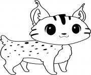 Printable lynx coloring pages