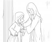 Printable Bent Woman Luke 13_10 17_03 coloring pages