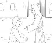 Printable Ten Lepers Luke 17_11 19_04 coloring pages
