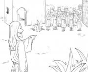 Printable Ten Lepers Luke 17_11 19_02 coloring pages