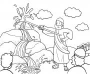 Printable Moses Rock Two Numbers 20_1 13_03 coloring pages