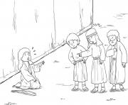 Printable Blind Bartimaeus Mark 10_46 52_02 coloring pages