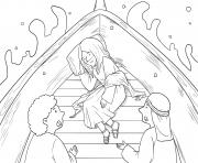 Printable Storm and Jesus in Boat Mark 4_35 41_02 coloring pages