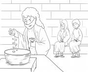 Printable Widows Mite Mark 12_41 44_01 coloring pages