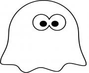 Printable cute ghost for kids coloring pages