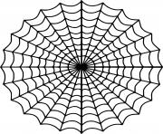 Printable Symmetric Spider Web coloring pages