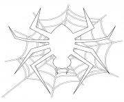 Printable spider man halloween coloring pages
