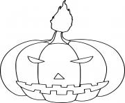 Printable Jack O Lantern Candle coloring pages