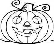Printable Jack O Lantern with Top Feathers coloring pages