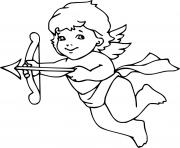 Printable Cupid Makes Choice coloring pages