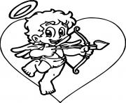 Printable Baby Cupid coloring pages