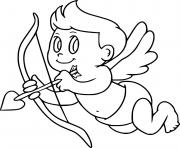 Printable Little Cupid coloring pages
