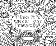Printable thank you so much for adults coloring pages