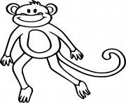 Simple Cartoon Monkey