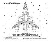 Printable Space Ship Cut Out coloring pages