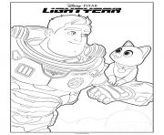 Printable buzz lightyear personal companion sox a robotic cat coloring pages