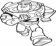 Printable Buzz Lightyear Running coloring pages