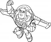 Printable Happy Buzz Lightyear coloring pages