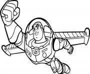 Printable Buzz Lightyear Flying coloring pages