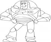 Printable Easy Buzz Lightyear coloring pages