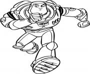 Buzz Running coloring pages