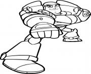 Buzz Lightyear Shooting Lasers coloring pages