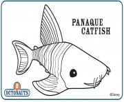 Printable panaque catfish octonaut creature coloring pages