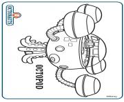 Printable octopod vehicule coloring pages