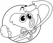 Printable Huggy Wuggy Surprised Face coloring pages