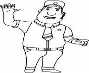 Printable Super Wings Jimbo Shakes Hand coloring pages