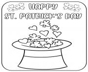 Printable saint patrick in irland celebrated during five days coloring pages